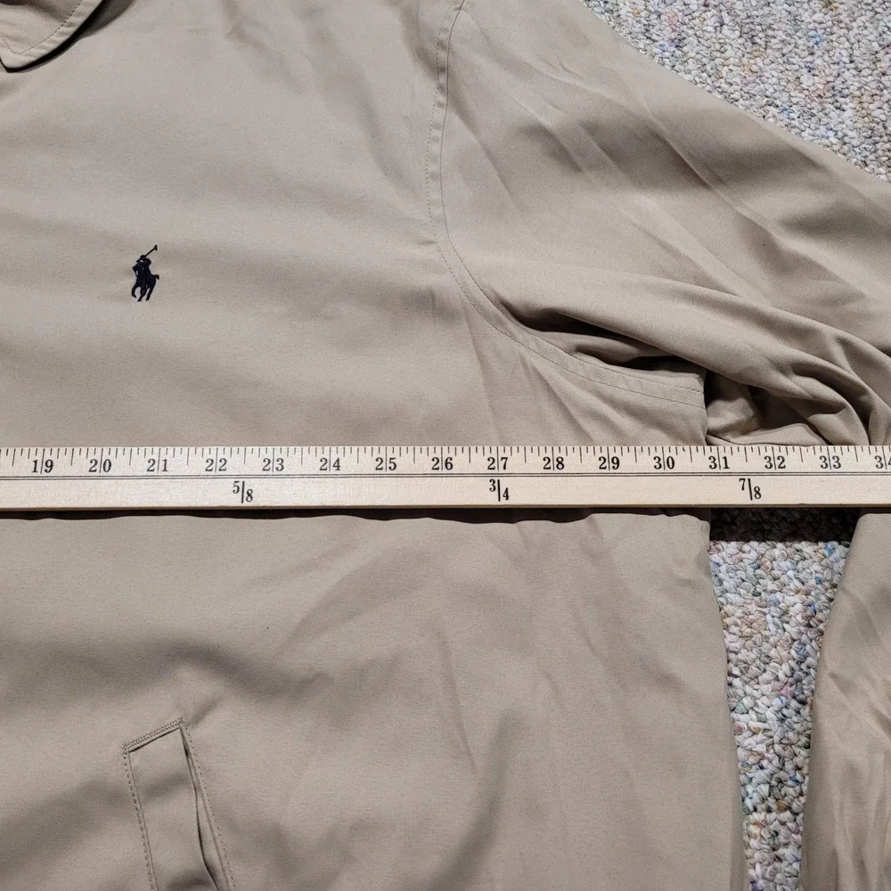 Polo Ralph Lauren Mens 3XLT Tan Beige Bi-Swing Jacket Windbreaker Big and Tall‎